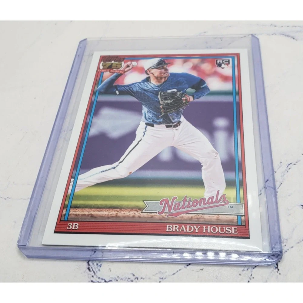 2026 Topps Series 1 Brady House 1991 Topps Baseball 35th Anniversary Rookie